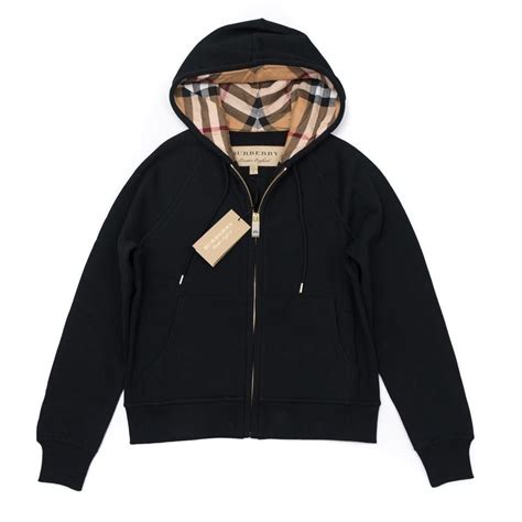 burberry zip up jacket women& 39|black burberry hoodie.